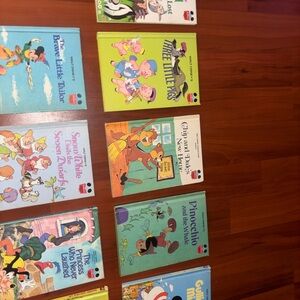 Vintage Classic Disney Storybook Collection for Kids set of 9